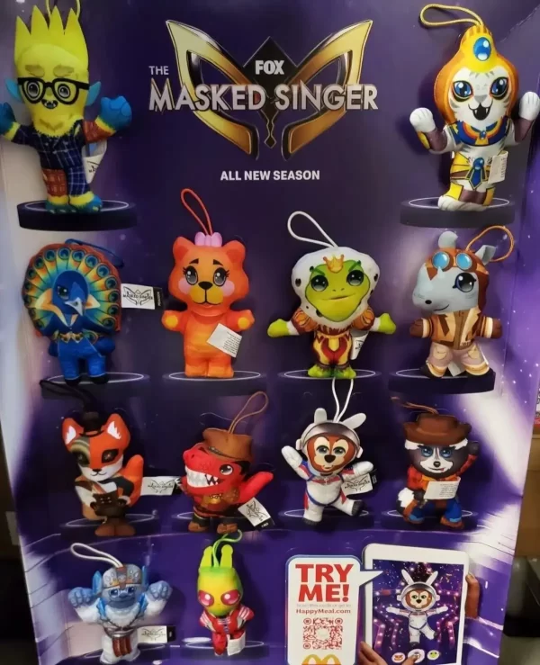 The Masked Singer Happy Meal Toys